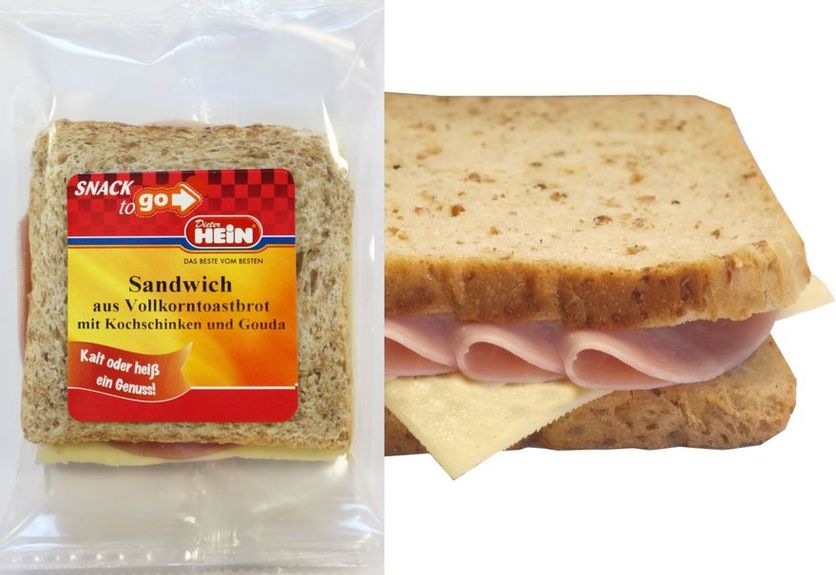 Sandwich Käse-Schinken